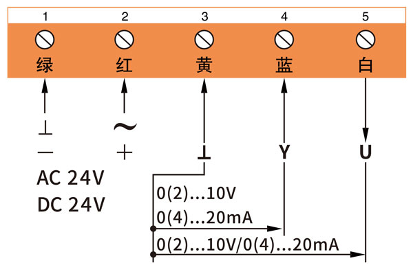 模拟量执行器接线图